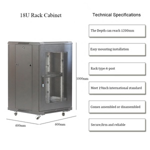 18U Chất Lượng Cao Máy Chủ <span class=keywords><strong>Rack</strong></span> Kích Thước Nhà Máy Chủ <span class=keywords><strong>Rack</strong></span> <span class=keywords><strong>19Inch</strong></span> Tầng Thường Vụ Mạng Tủ - Product Image 2