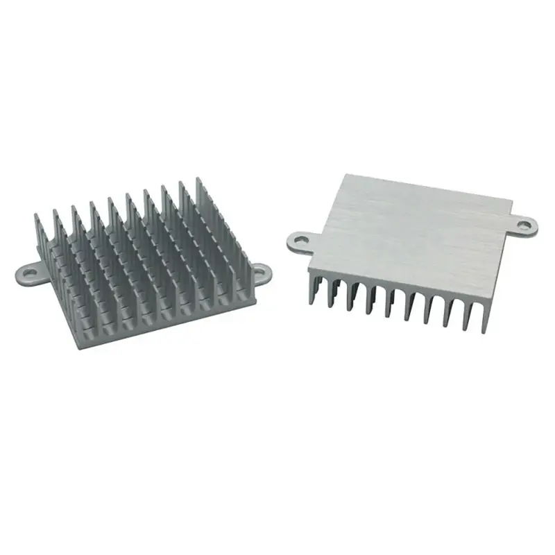 Dissipatore di calore in alluminio anodizzato personalizzato 39*43*11mm per CPU a Transistor di potenza