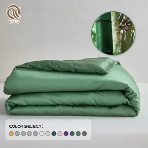 Pele-Friendly Bedsheet Set Duvet Cover Set 4 pcs Oeko-Tex 100% bambu certificado Lyocell Folha Set