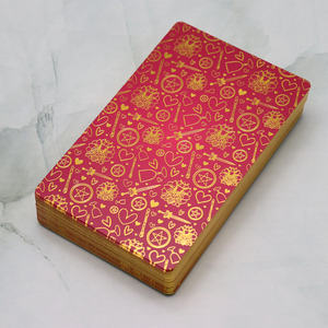 Выполненные на заказ золотые позолоченные края бумажные печатные карты Таро в изысканной подарочной коробке - Product Image 3