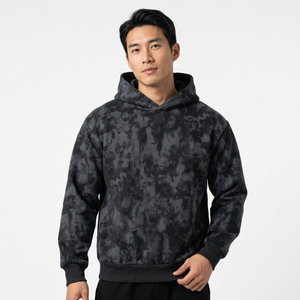 Sudadera con Capucha Tie Dye para Hombre, Estilo Casual, Corte Regular, Ropa Urbana - Product Image 3