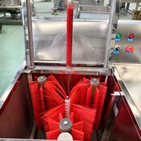 Machine de nettoyage électrique pour fûts usagés de trois et cinq gallons avec moteur et commande PLC, facile à utiliser et économique