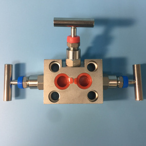 Collecteur à trois vannes en acier inoxydable SF-2B pour applications de dosage, contrôle d'impulsion à double action - Product Image 1