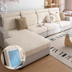 Housse Canape elástico en forma de L fundas de sofá moderno seccional <span class=keywords><strong>Cubre</strong></span> sofá conjunto fundas de asiento para sofás 3 2 1 plazas sofás - Product Image 1