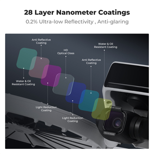 Kit de filtres K&F Concept ND/PL pour DJI Flip, lot de <span class=keywords><strong>4</strong></span> filtres polarisants à densité neutre ND&PL 2-en-<span class=keywords><strong>1</strong></span> pour objectif de caméra de drone HD - Product Image 4