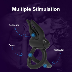 Herramientas sexuales para mejorar el placer masculino, anillo vibrador para el pene para amantes, Juguetes sexuales para adultos, anillo de eyaculación para prolongar la resistencia <span class=keywords><strong>del</strong></span> <span class=keywords><strong>hombre</strong></span> - Product Image 4