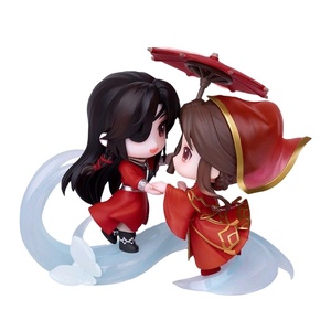 HY <span class=keywords><strong>Heaven</strong></span> <span class=keywords><strong>Officials</strong></span> <span class=keywords><strong>Blessing</strong></span> Hua Cheng Xie Lian Q Version Figurines Anime Authentiques Faite à la Main, Ornements Bidimensionnels - Product Image 1