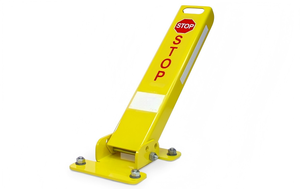 Bolardo Plegable de Colores Brillantes con Señal de PARADA, Bolardo Plegable Resistente y Altamente Protector para Parques, Vías para Bicicletas, etc. - Product Image 4
