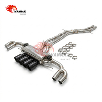 Système d'échappement pour Porsche Cayenne S Coupé V8 9YB 4.0T 2023+ en acier inoxydable 304, silencieux Valvetronic, tuyau Catback avec embouts