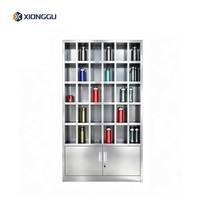 Heavy Duty Metal Bottle Storage Cabinet Commercial Drink Organizer Locker for Sports Gym School Office