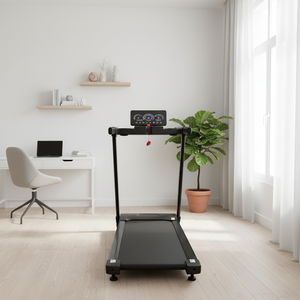 Esteira Elétrica Dobrável Ecológica para Escritório em Casa com Tela <span class=keywords><strong>LCD</strong></span> Portátil para Exercícios em Casa, Plataforma de Caminhada com Velocidade Ajustável - Product Image 3