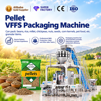 Machine d'emballage automatique multifonctionnelle verticale pour granulés de 200g à 500g