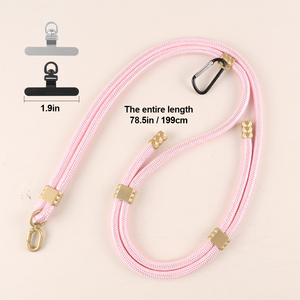 Sangles universelles personnalisables en nylon pour téléphone portable, sangle de cou réglable, languette d'attache, logo, cordon de téléphone - Product Image 1