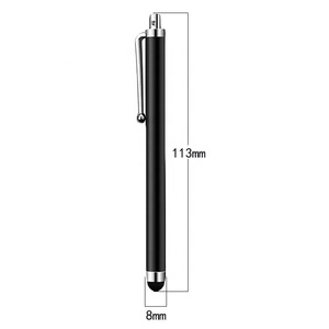 Lápiz <span class=keywords><strong>capacitivo</strong></span> para escribir a mano en teléfono móvil, bolígrafo táctil clásico con gancho para pantalla táctil, 9,0 - Product Image 3