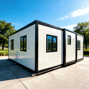 Base de travail à distance Nomad, 78 m², maison préfabriquée extensible en conteneur de 40 pieds, 2 chambres, 1 salle de bain, petite maison isolée, imperméable, bungalow - Product Image 1
