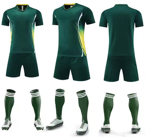 Kaos Olahraga Pria Cepat Kering untuk Latihan Sepak Bola, Jersey Olahraga dengan Warna Kustom, Seragam dengan Gaya Set Sublimasi, Jersey Sepak Bola - Product Image 1