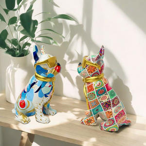 Nueva Decoración de Resina Epoxi con Diseño de Cubo Mágico y Cinta de Transferencia, Adorno Artístico para Entrada de Casa, Escritorio, Escultura Artística, Artesanía Folclórica - Product Image 3