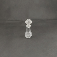 Bouteille en verre pour whisky ou vin de 50 ml avec couvercle en verre scellé, sans danger pour les aliments, compatible lave-vaisselle et micro-ondes, pour carafe Globe