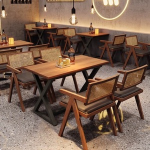 Juego <span class=keywords><strong>de</strong></span> Mesa y Sillas <span class=keywords><strong>de</strong></span> <span class=keywords><strong>Comedor</strong></span> <span class=keywords><strong>de</strong></span> Madera Maciza Estilo Nórdico <span class=keywords><strong>para</strong></span> Apartamentos <span class=keywords><strong>Pequeños</strong></span>, Propiedades <span class=keywords><strong>de</strong></span> Alquiler y Uso Doméstico - Sin Ensamblaje, Personalizable - Product Image 1