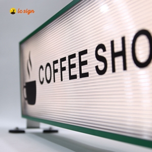 ป้ายสัญลักษณ์แอลซีแบบสั่งทำกล่องไฟโฆษณาโลโก้ LED ป้ายอะคริลิคป้ายร้านกาแฟป้ายร้าน - Product Image 4