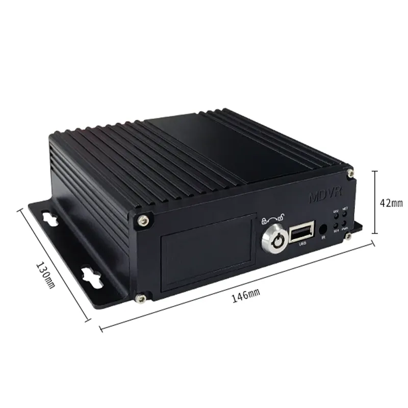 Kit sistem DVR truk mobil Mini, GPS/4G/WIFI AHD1080P/720P 4ch 8 saluran CCTV SD MDVR