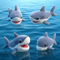 Requin en peluche oreiller porte-clés sac à dos Super doux personnalisable ODM soulagement du Stress caractéristiques PP coton remplissage peluche Animal jouet pour