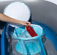 Bateau gonflable pliable en PVC écologique pour 2 personnes, idéal pour le surf et les fêtes flottantes