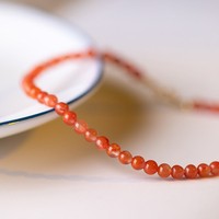 Bracelet en agate naturelle Nanhong pour femmes, bijoux fantaisie en pierre rouge, accessoires de mode, fournisseur en gros