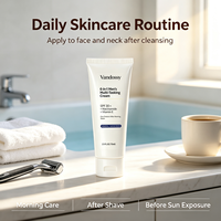 Crème de Jour Hydratante pour Hommes SPF 30 6 en 1 Crème Visage Homme Protection Solaire Peaux Normales à Sèches Collagène Vitamine E Soins Masculins