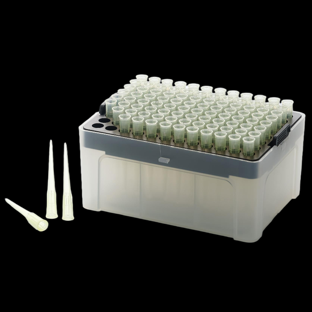 200,300,800,1000μl Pipette Tips Yellow and Blue Tips Sterile,transparent Boxpackaging Extended Length Pipettetips Conductivetips