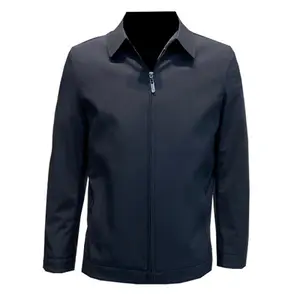 Spring and Autumn High Quality Men's Long Sleeve Polo Jacket Top Business Casual Spring and Autumn Coat