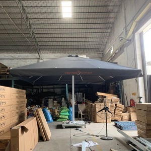 Paraguas de sombrilla plegable de alta resistencia con radios <span class=keywords><strong>grandes</strong></span> de 3m para jardín al aire libre, patio, Hotel, restaurante, muebles de exterior - Product Image 5