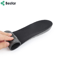Semelles intérieures sportives en gel PU avec amorti élastique pour le soutien de la voûte plantaire chez les diabétiques dans les chaussures de sport