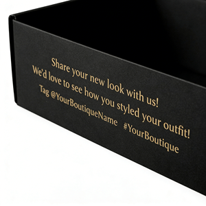 Caja de embalaje para envíos de ropa para marcas en línea, caja de cartón corrugado tipo E, plegable y personalizada. - Product Image 6