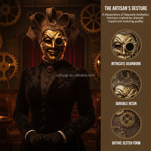 <span class=keywords><strong>Masque</strong></span> de clown steampunk de haute qualité <span class=keywords><strong>pour</strong></span> les fêtes d'<span class=keywords><strong>Halloween</strong></span>, les événements costumés, les déguisements, la décoration de costumes - Product Image 3