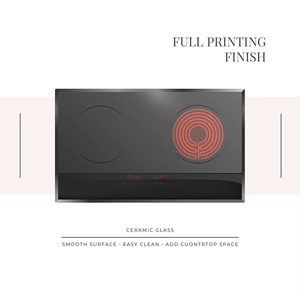 เตาแม่เหล็กไฟฟ้าแบบสัมผัสสองหัวเตาอินฟราเรด - Product Image 3