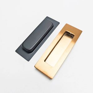 Armoires encastrées de style européen en acier inoxydable 304, portes de placard, tiroirs invisibles, poignées à fente, pour atelier et appartement - Product Image 1