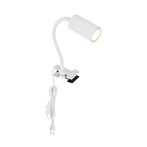 Applique da parete con attacco a pinza 1xGU10 25W 230V in colore bianco, ideale per l'illuminazione degli ambienti e facile da installare. - Product Image 3