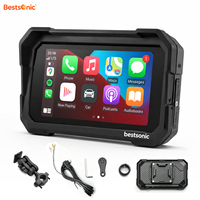 Écran intelligent pour moto Bestsonic 5 pouces sans fil avec CarPlay, Android Auto, prise en charge de Google Assistant et Apple Siri
