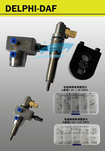 Cales <span class=keywords><strong>de</strong></span> réglage d'injecteur DAF 100 pièces/ensemble électrovanne d'injecteur DAF rondelles à ressort Kits <span class=keywords><strong>de</strong></span> réparation d'injecteur DAF - Product Image 5