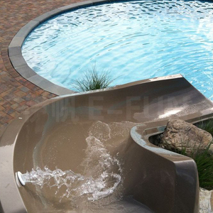Tobogán Acuático Curvo para Piscina, Resort, Fibra de Vidrio, Mejor Precio, para Niños - Product Image 2