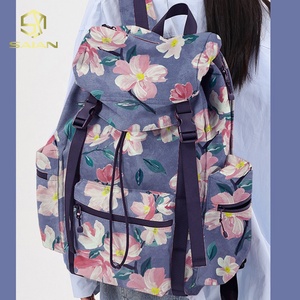 Tùy Chỉnh In Kỹ Thuật Số Vải Mịn Phim Hoa In <span class=keywords><strong>PU</strong></span> Tráng 100% <span class=keywords><strong>Polyester</strong></span> Vải Cho Túi Hành Lý Vệ Sinh Cá Nhân Lưu Trữ Túi - Product Image 3