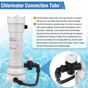 Clorador automático Wansheng 320 con manguera y accesorios para el tratamiento del agua de piscinas - Product Image 3