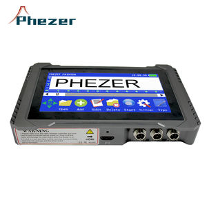 7 pulgadas 25,4mm <span class=keywords><strong>2</strong></span> cabezales 5CM Fecha de caducidad automática Número de lote Codificación Logo Impresora de inyección de tinta industrial continua en línea - Product Image 4