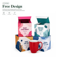 Boîte à gobelets en papier SBS personnalisée pour tasses en céramique – Carton pliable à rabat, vente en gros à prix abordable