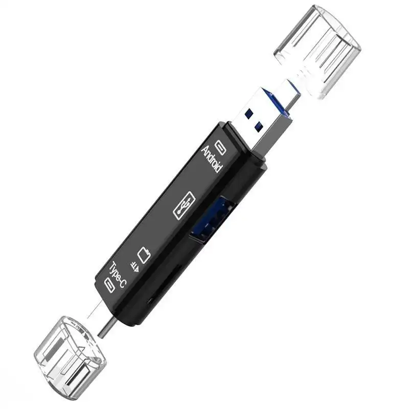 USB к USB C OTG адаптер TF кардридер SD кардридер 5 в 1 адаптер