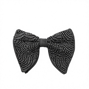 Nœud Papillon en Soie Brodé Réglable – Style Urbain, Charme Classique, Luxe et Mode, Style Signature Royale pour Mariage - Product Image 2