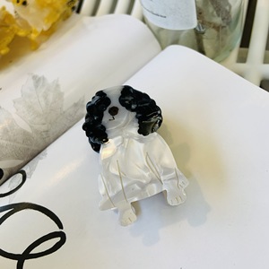 กิ๊บติดผมอะซิเตทเกาหลีดีไซน์ใหม่แบบกำหนดเอง รูปทรงสัตว์การ์ตูนน่ารัก กิ๊บติดผมรูปสุนัข ขายส่ง กิ๊บติดผมขนาดใหญ่สำหรับผู้หญิง - Product Image 3