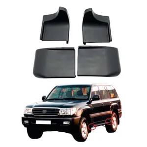 LUXESOEM 51759-60070 51773-60080 51774-60080 side step cover Running Board for land cruiser LC100 1998-2007 black front and rear