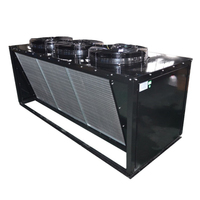 Condensador de Placas y Tubos de Aire Acondicionado Tipo V FNV, Intercambiador de Calor de Cobre para Refrigeración Industrial, Congeladores y Cámaras Frigoríficas